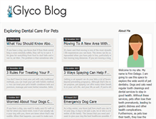 Tablet Screenshot of glycoblog.com